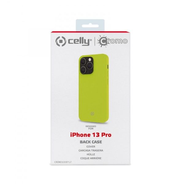 CELLY Maska CROMO za iPhone 13 PRO, žuta - CROMO1008YLF