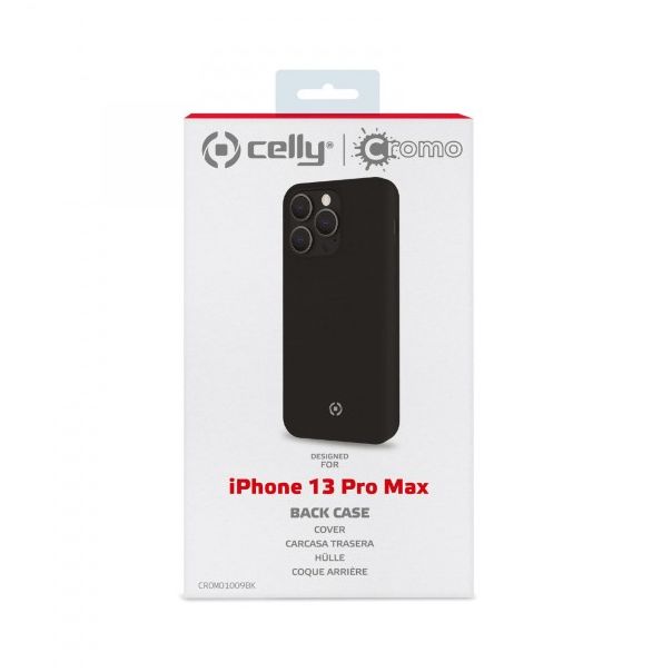 CELLY Maska CROMO za iPhone 13 PRO MAX, crna - CROMO1009BK