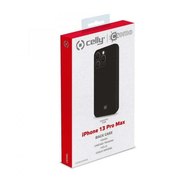 CELLY Maska CROMO za iPhone 13 PRO MAX, crna - CROMO1009BK
