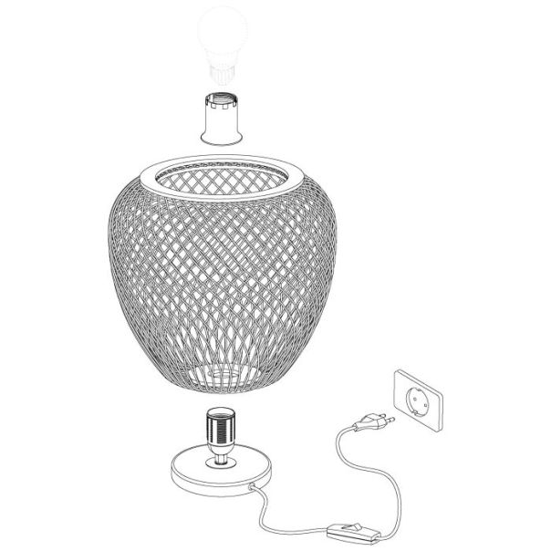 EGLO Stona lampa Dembleby E27 40W - 43263-1