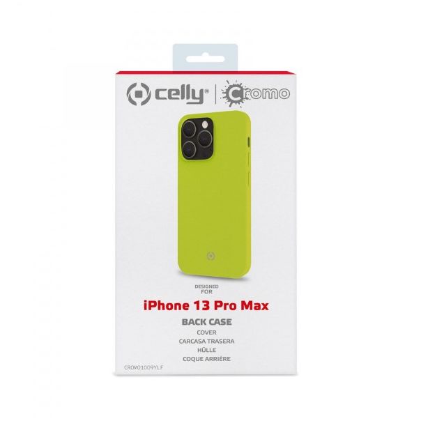 CELLY Maska CROMO za iPhone 13 PRO MAX, žuta - CROMO1009YLF