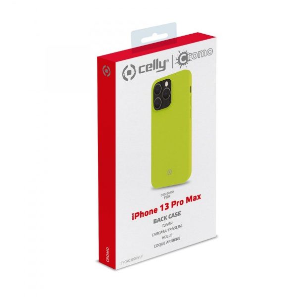 CELLY Maska CROMO za iPhone 13 PRO MAX, žuta - CROMO1009YLF
