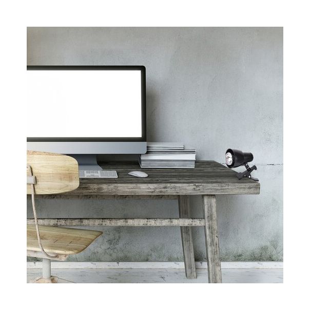 Rabalux Stona lampa Clip E14 R50 1x MAX 40W crna (4357) - 4357