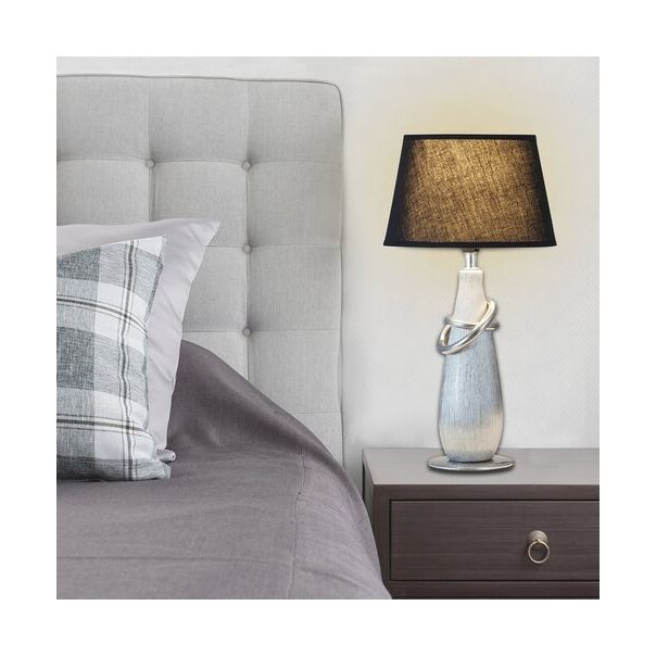 Rabalux Noćna svetla Evelyn E14 1x MAX 40W srebrna (4372) - 4372