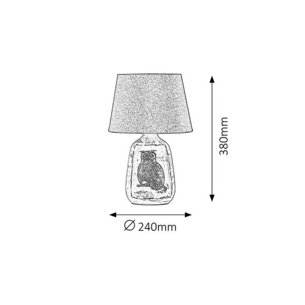 RABALUX Stona lampa Dora E27 40W - 4373