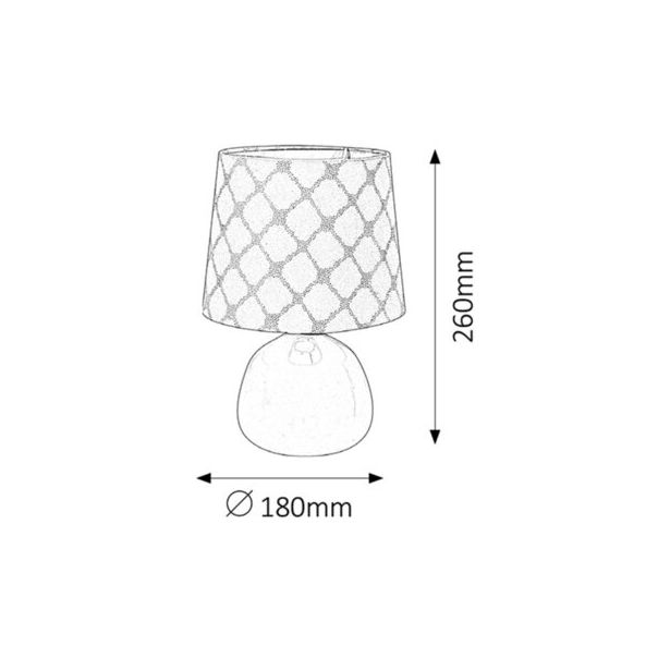 Rabalux Noćna svetla Ellie E14 1x MAX 40W bež (4380) - 4380