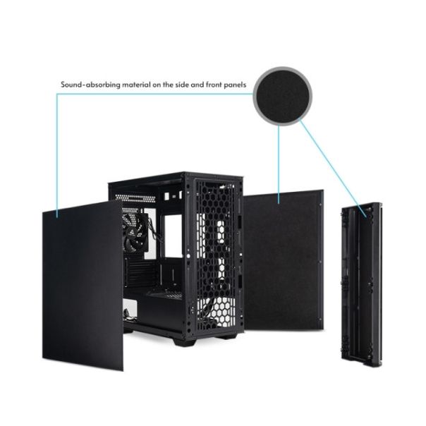 CHIEFTEC Kuciste Pro mini mATX, Crni AZ-01B-OP - EP2730958