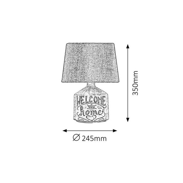 Rabalux Noćna svetla Petra E14 1x MAX 40W bež (4386) - 4386