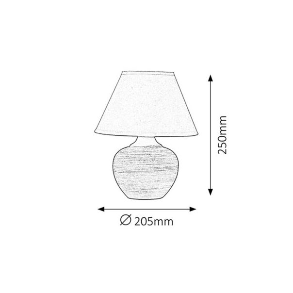 Rabalux Noćna svetla Molly E14 1x MAX 40W bež (4391) - 4391