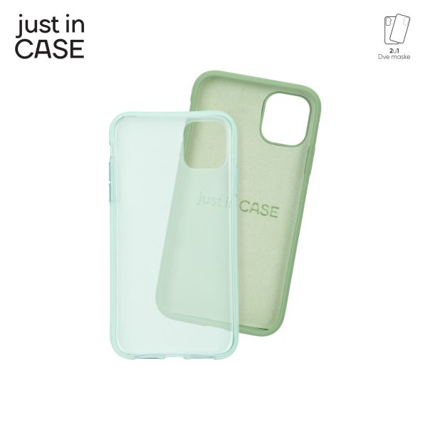 JUST IN CASE 2u1 Extra case MIX paket zeleni za iPhone 11 - MIX102GN