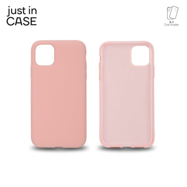 JUST IN CASE 2u1 Extra case MIX paket pink za iPhone 11 - MIX102PK