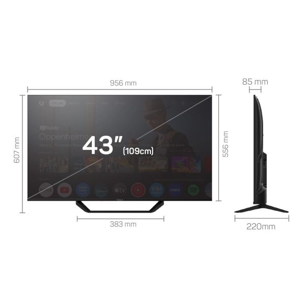 TESLA Televizor 43E655BUS, Ultra HD, Google TV Smart - 43E655BUS