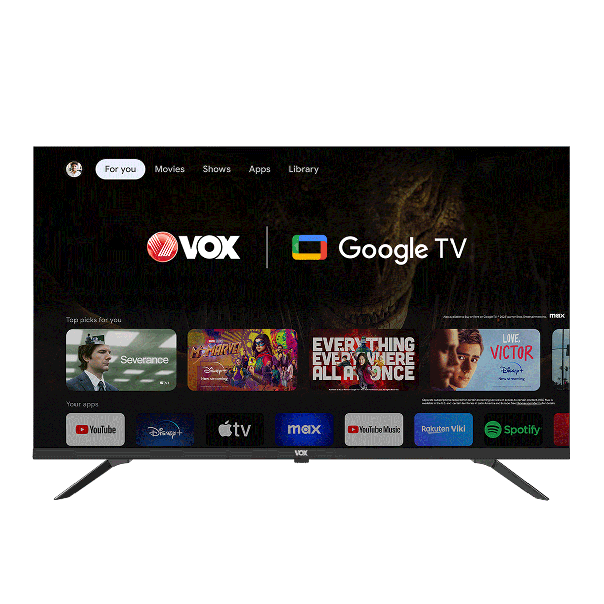 VOX Televizor 43GTU090, UltraHD, Google TV Smart - 43GTU090