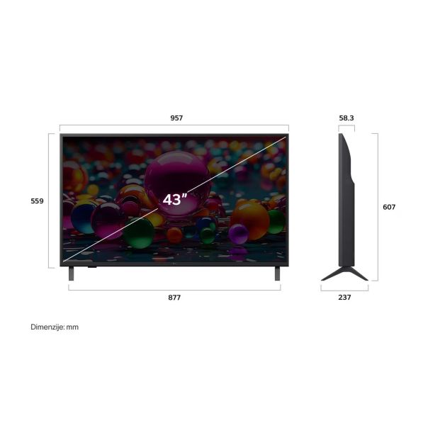 LG Televizor 43UA75006LA, 4K Ultra HD, LED, Smart TV - EP3279597