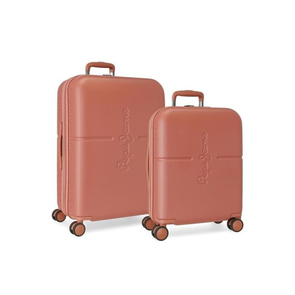 PEPE JEANS ABS Set kofera 2/1 - koralna - EP2952059