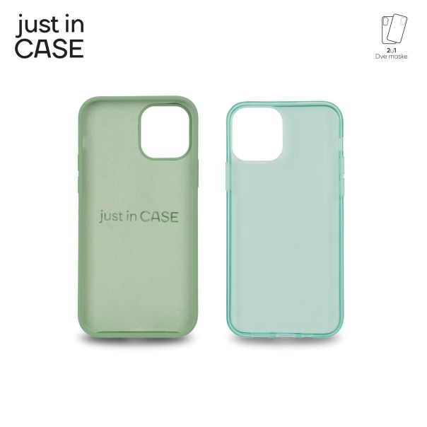 JUST IN CASE 2u1 Extra case MIX paket zeleni za iPhone 12 - MIX103GN