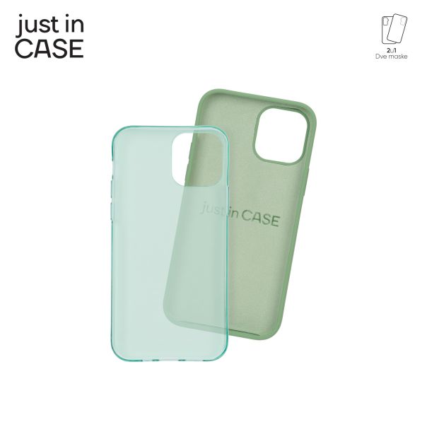 JUST IN CASE 2u1 Extra case MIX paket zeleni za iPhone 12 - MIX103GN