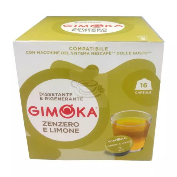 GIMOKA Kapsule za kafu Dolce Gusto ZENZERO E LIMONE 16 kom - 44129708736742