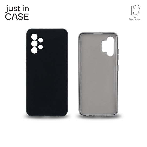 JUST IN CASE Maska 2u1 Extra case MIX paket za A32, crna - MIX202BK