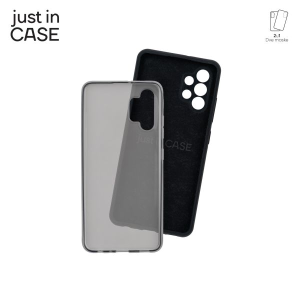 JUST IN CASE Maska 2u1 Extra case MIX paket za A32, crna - MIX202BK