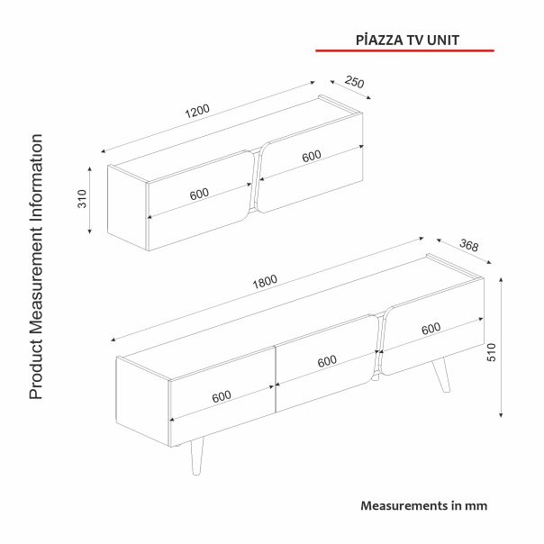 MODUL Tv komoda Piazza - EP3146240