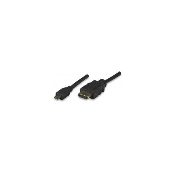 E-GREEN Kabl HDMI (M) - HDMI Mikro-D (M) 1.5m crni - OST03426