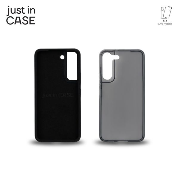 JUST IN CASE 2u1 Extra case MIX paket crni za S22 - MIX205BK