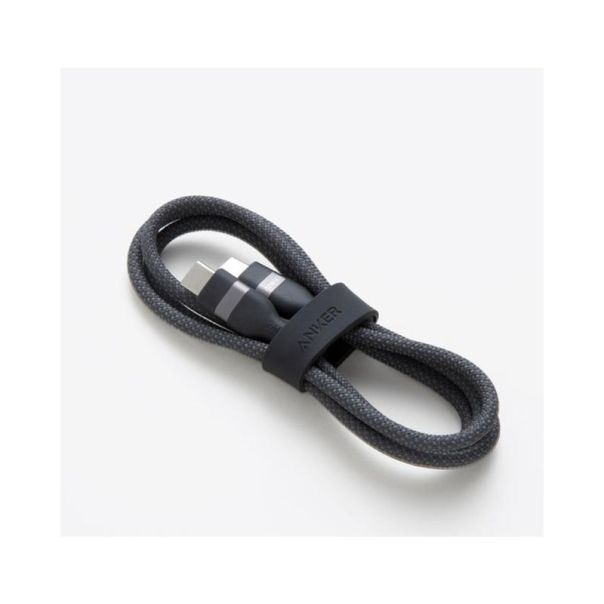 ANKER USB tip-C kabl M/M 0.9m, za Super brzo punjenje 240W/480Mbps, pleteni, crni - EP3262835