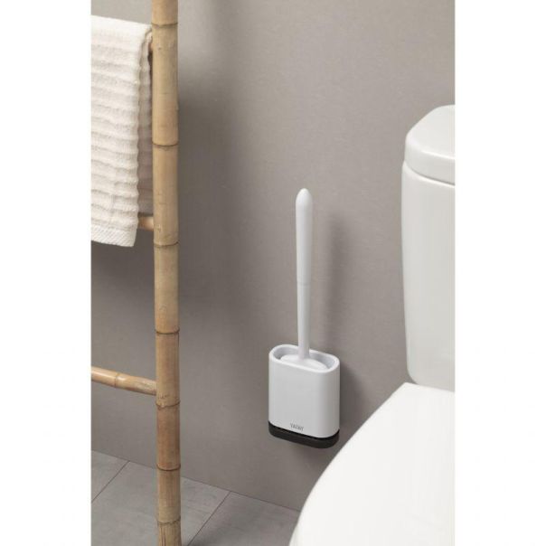TATAY Četka za WC šolju sa držačem Flex, silikon/bela - 4460300