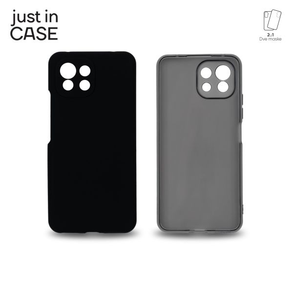 JUST IN CASE 2u1 Extra case MIX paket crni za Mi11 Lite 5G - MIX301BK