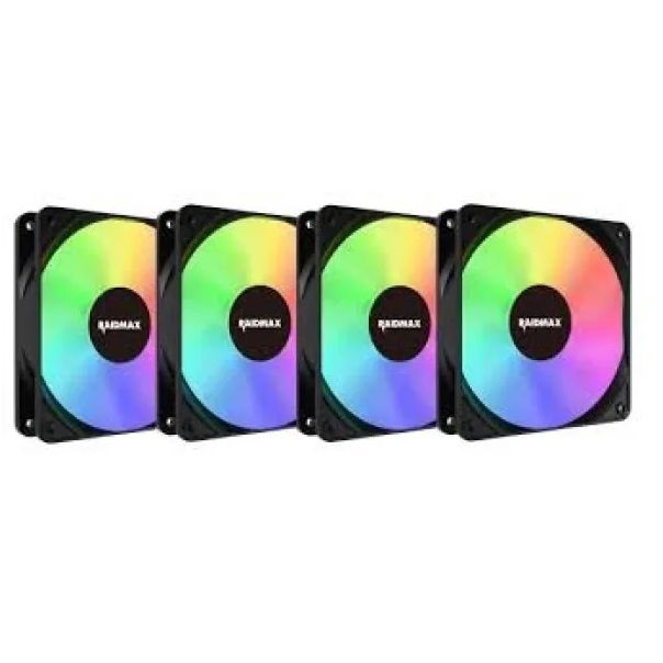 RAIDMAX Ventilator 4x 120mm kit Black Infinity ARGB , NV-X120FBDC4 - EP2756180