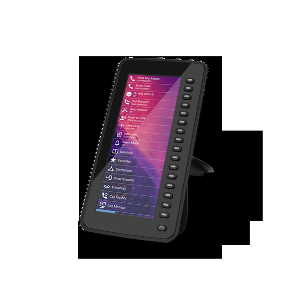 SNOM Žični fiksni telefon D7C, crna - 4467-1