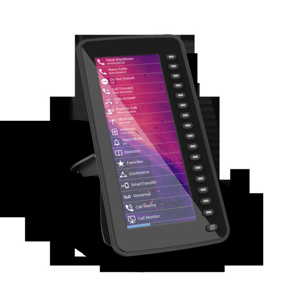 SNOM Žični fiksni telefon D7C, crna - 4467-1