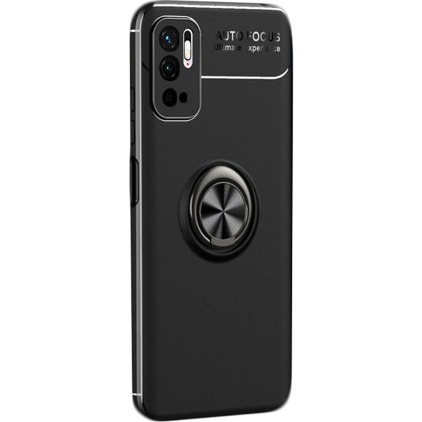 Maska Elegant magnetic ring za Xiaomi Redmi Note 8/Note 8 2021, crna - 42301-1
