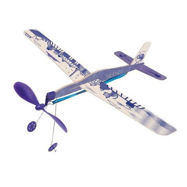 MOULIN ROTY Drvena igračka Avion, plava - 711238-1
