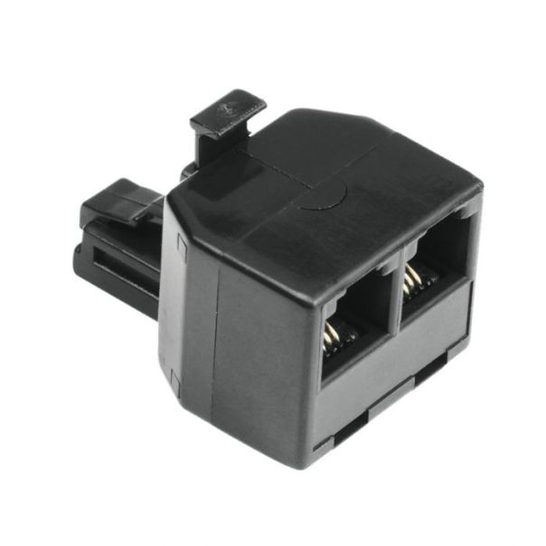 HAMA Adapter modularni muški 6p4c na 2x ženski 6p4c - 44856