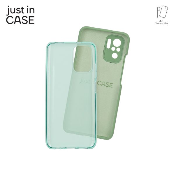 JUST IN CASE 2u1 Extra case MIX paket zeleni za Redmi Note 10s - MIX304GN