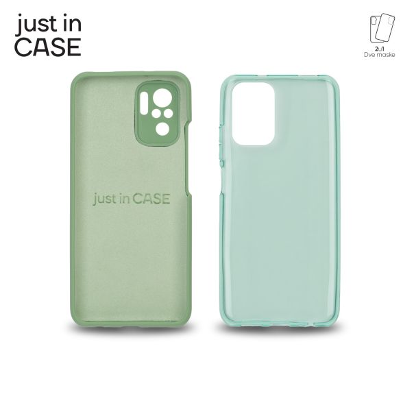 JUST IN CASE 2u1 Extra case MIX paket zeleni za Redmi Note 10s - MIX304GN