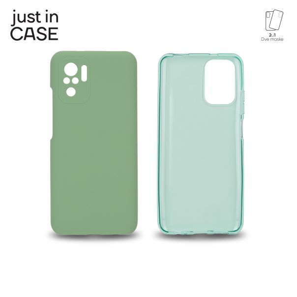 JUST IN CASE 2u1 Extra case MIX paket zeleni za Redmi Note 10s - MIX304GN