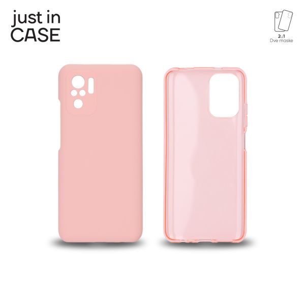 JUST IN CASE 2u1 Extra case MIX paket pink za Redmi Note 10s - MIX304PK
