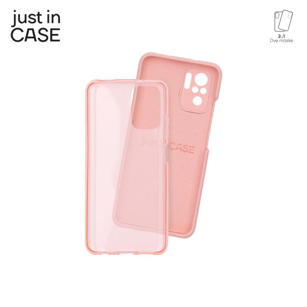JUST IN CASE 2u1 Extra case MIX paket pink za Redmi Note 10s - MIX304PK