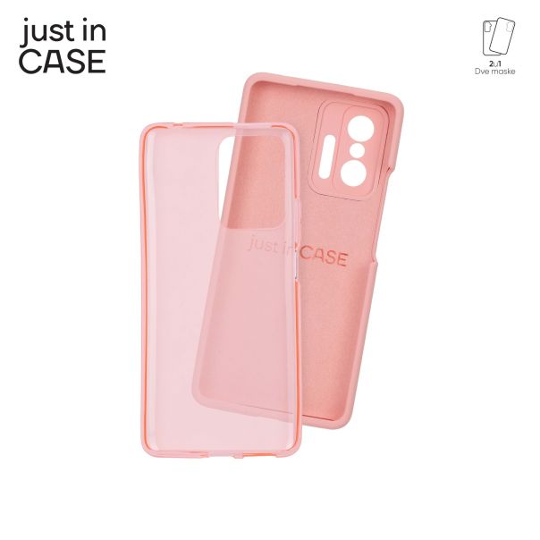 JUST IN CASE Maska 2u1 Extra case MIX za Mi 11T/11T pro 128GB, roze - MIX305PK
