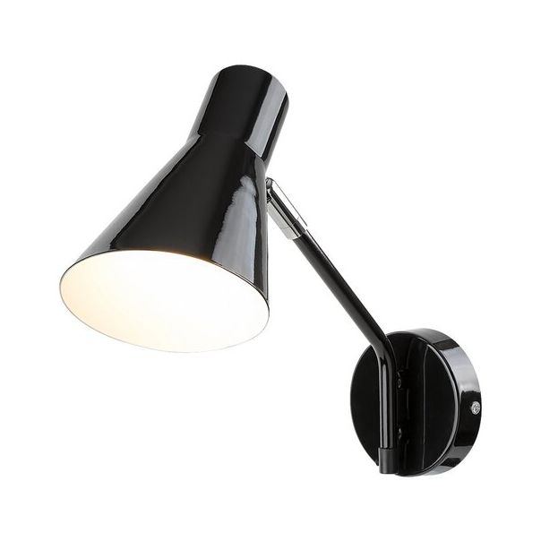 RABALUX Zidna lampa Alfons crna, E27 25W - 4504