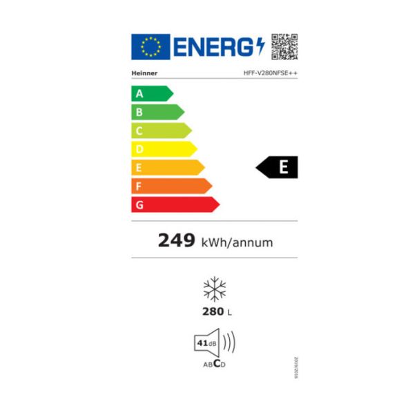 HEINNER Vertikalni zamrzivač HFF-V280NFSE++ - 48864