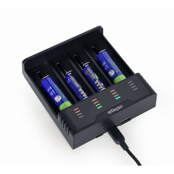 GEMBIRD Brzi punjač BC-USB-02, Ni-MH + Li-ion - 45119