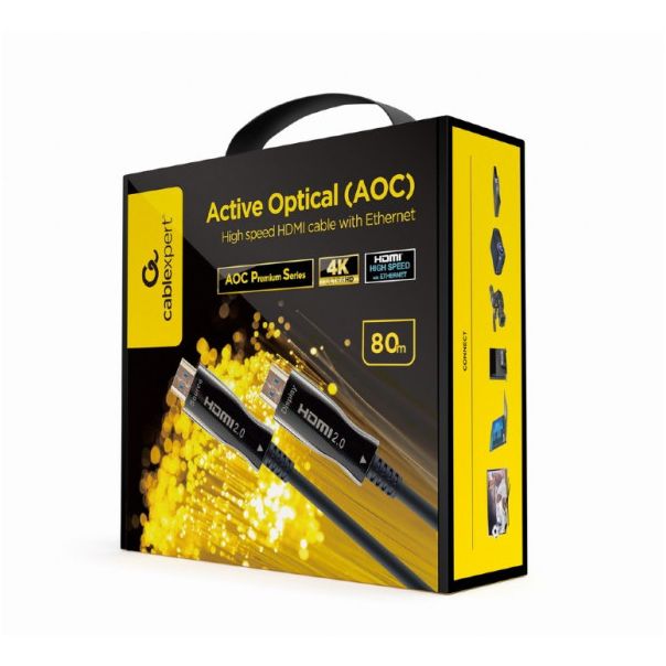GEMBIRD Kabl CCBP-HDMI-AOC-80M-02 Active Optical sa Ethernet Premium, 80m - 45126