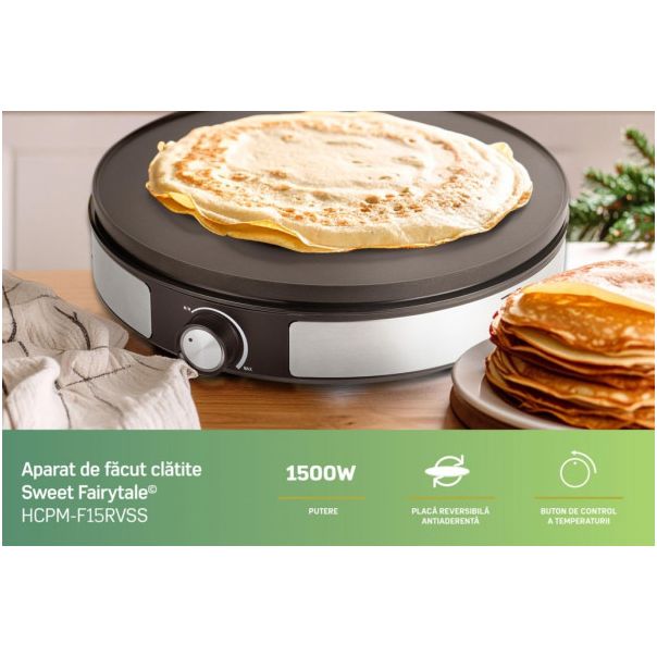 HEINNER Aparat za palačinke 2u1 HCPM-F15RVSS - 49209