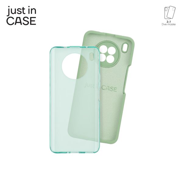 JUST IN CASE Maska 2u1 Extra case MIX za Honor 50 Lite, zelena - MIX421GN
