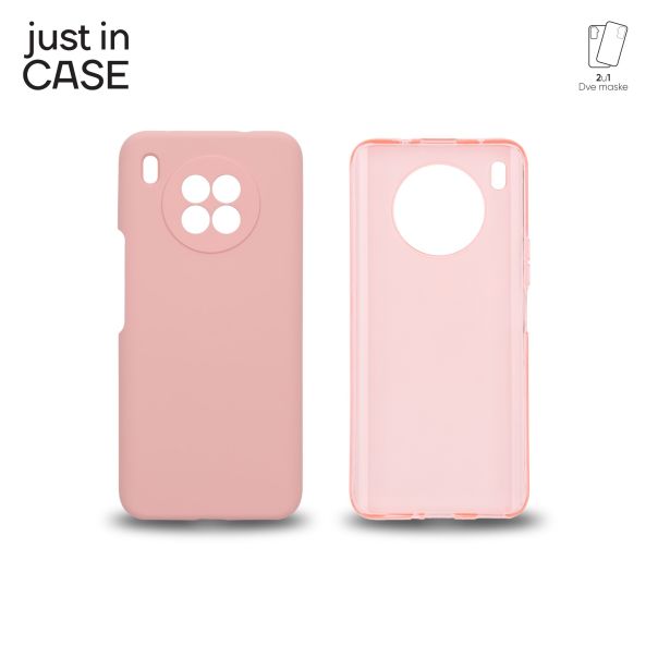 JUST IN CASE Maska 2u1 Extra case MIX za Honor 50 Lite, roze - MIX421PK