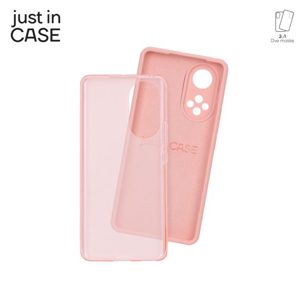 JUST IN CASE Maska 2u1 Extra case MIX za Honor 50, roze - MIX422PK